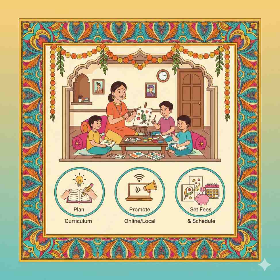 How to Start Drawing Classes at home